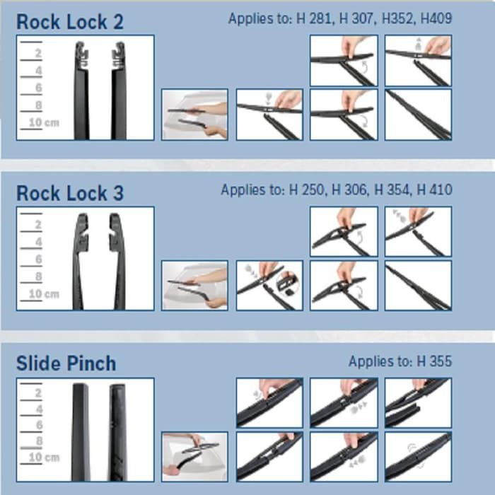 Bosch Rear Wiper / Wiper Belakang Suzuki Karimun Kotak - 12 Inch / Bosch Original / DSM