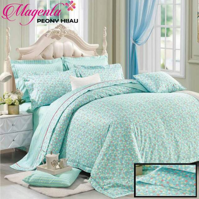 Sprei Magenta Peony termurah