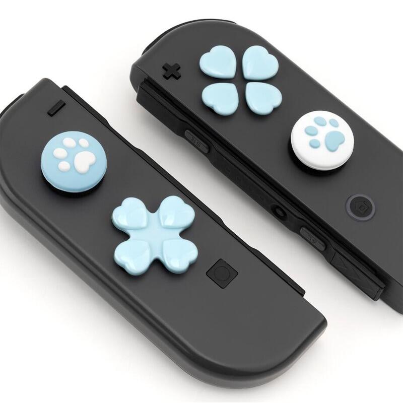 Stiker Cover Tombol Joy-con Nintendo Switch Oled D-pad Bentuk Silang