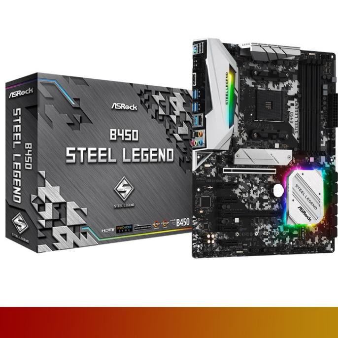 MOTHERBOARD ASROCK - B450 STEEL LEGEND RYZEN AM4 ATX FORM FACTOR