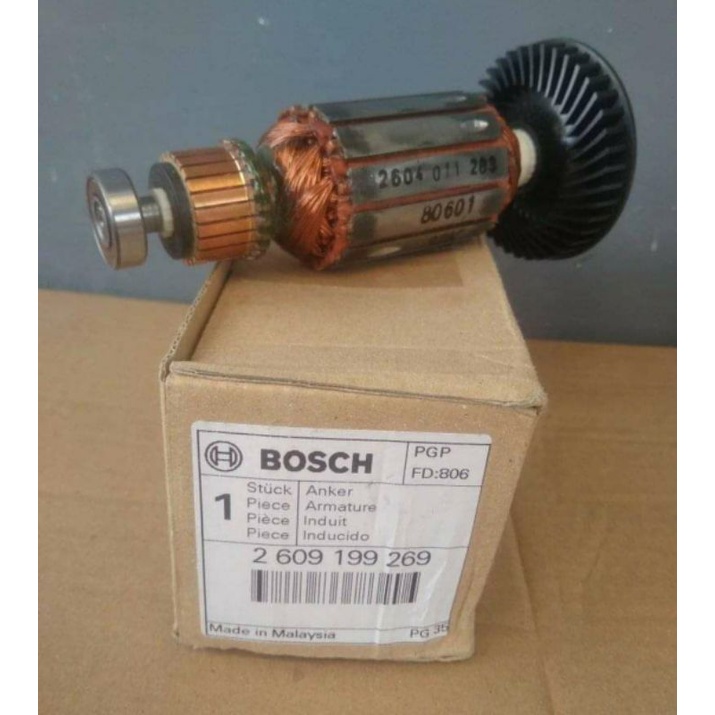 Armature BOSCH/ Angker Mesin Serut Kayu Bosch GHO 10-82/ Mesin Ketam Sugu Planer Pasah GHO 10 82 Ori
