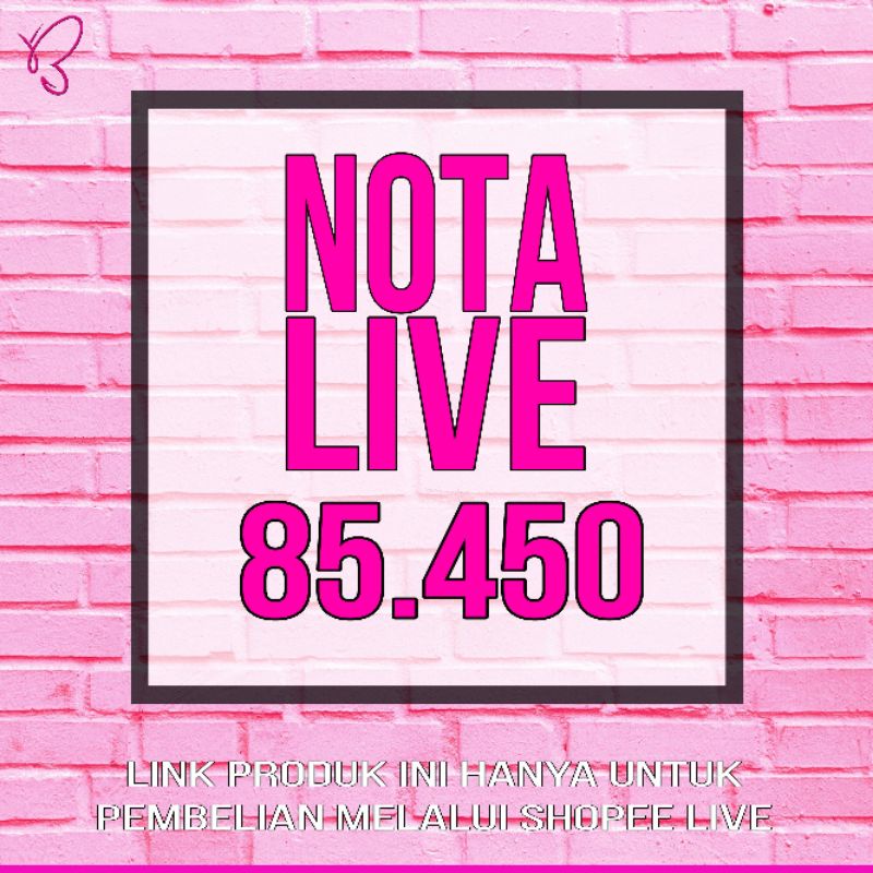 Nota Live 85.450 - BBPO.STORE -