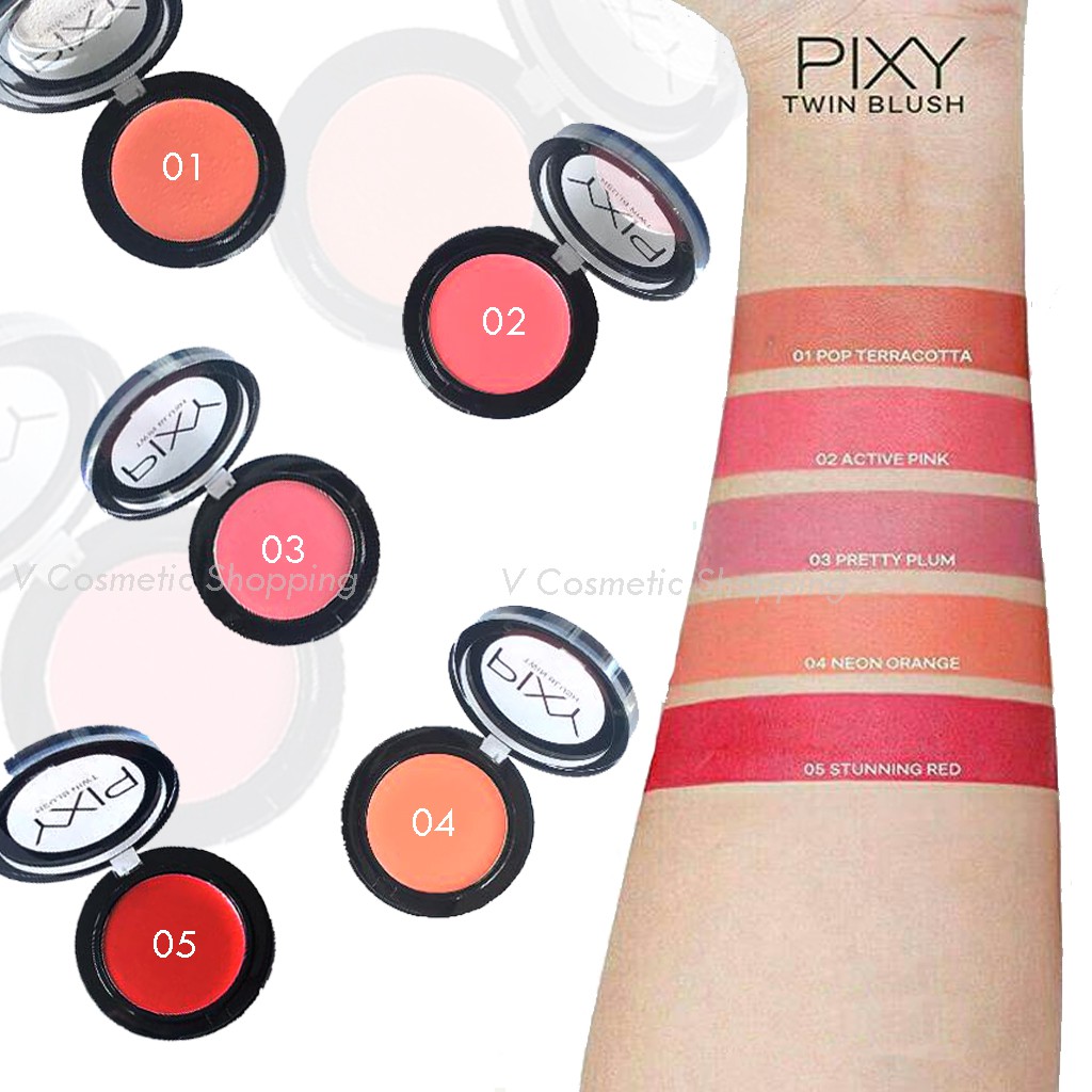 PIXY Twin Blush 2 in 1 Blusher &amp; Lip Color