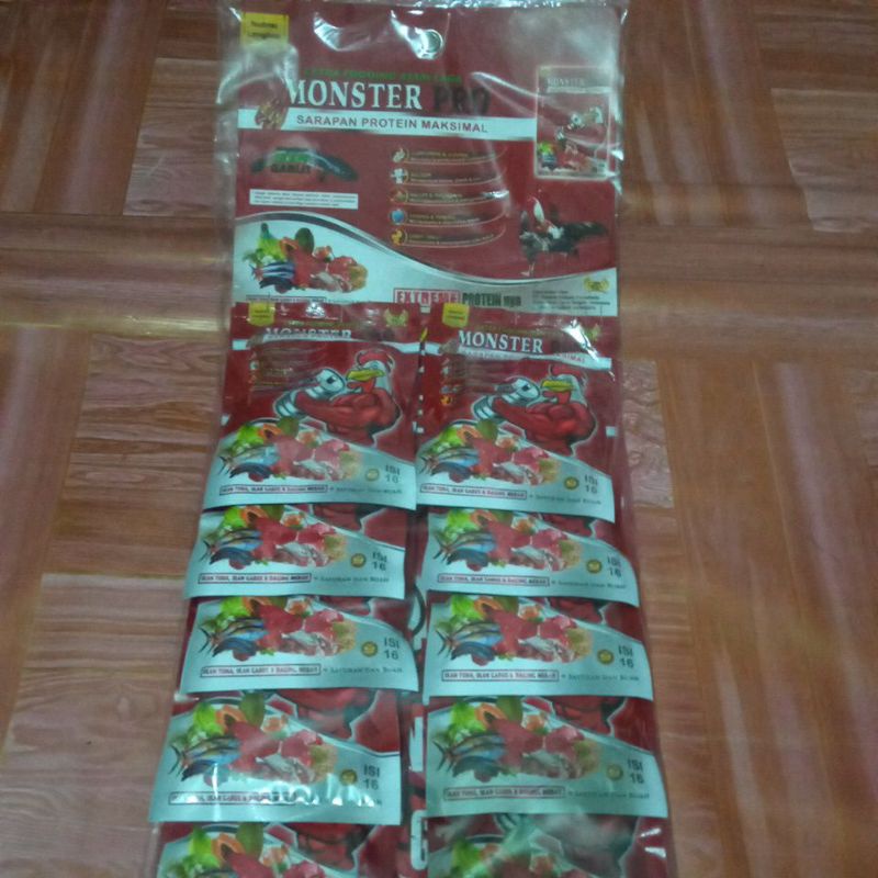 Monster pro 1 renteng isi 10 saset