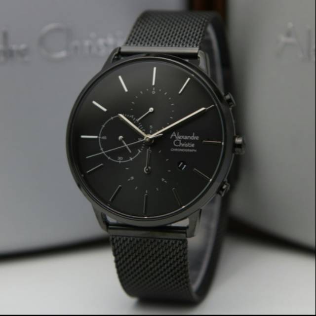 ALEXANDRE CHRISTIE AC6555 FULLBLACK PRIA. ORIGINAL GARANSI RESMI 1 TAHUN