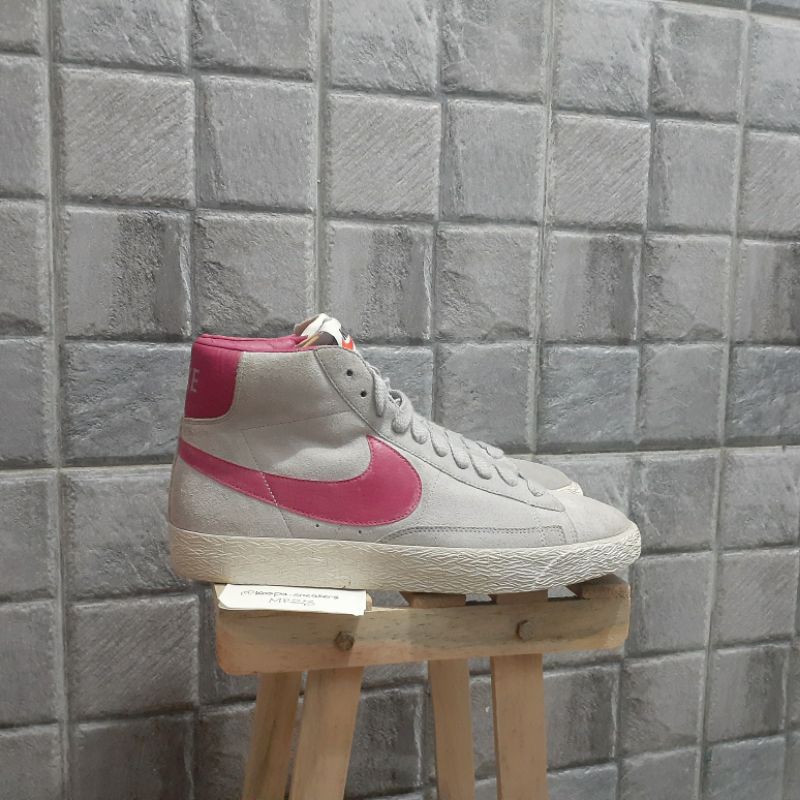 Nike Blazer Suede Vintage Grey Pink sz 9us Unrelease Sample no Blue White Green Red Blue Black