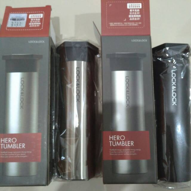 lock n lock hero tumbler 400 ml black silver lock &amp; lock hero tumbler termos