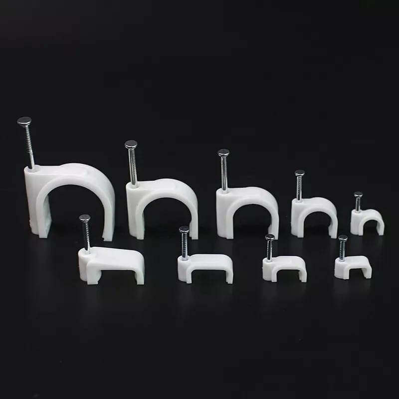 Jual KLAM KLEM KLIP PENJEPIT KABEL CABLE ORGANZER KLIP ISI 50 100 PCS ...