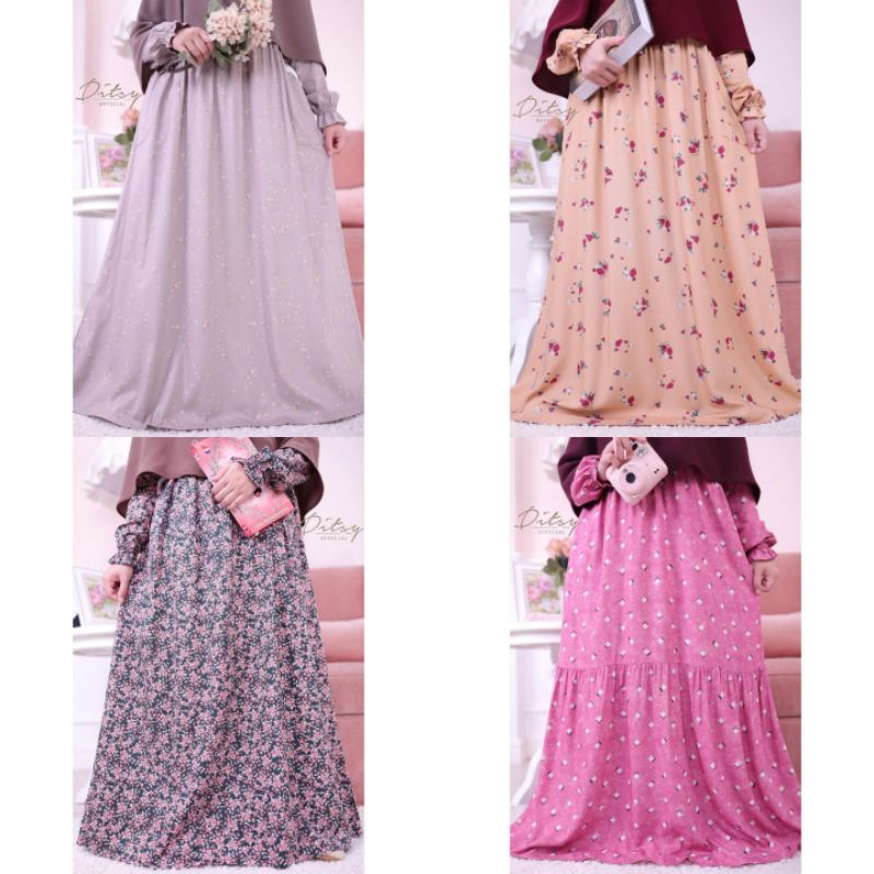 GAMIS DITSY EDISI DESEMBER READY SIAP KIRIM/DITSY DESEMBER 2021