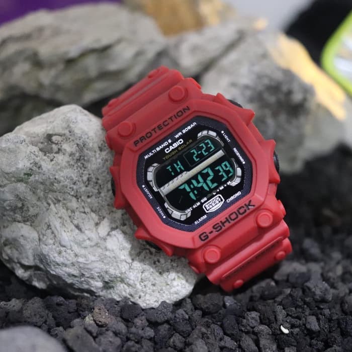 JAM TANGAN PRIA BEST SELLER CASIO G SHOCK GX56 FULL RED