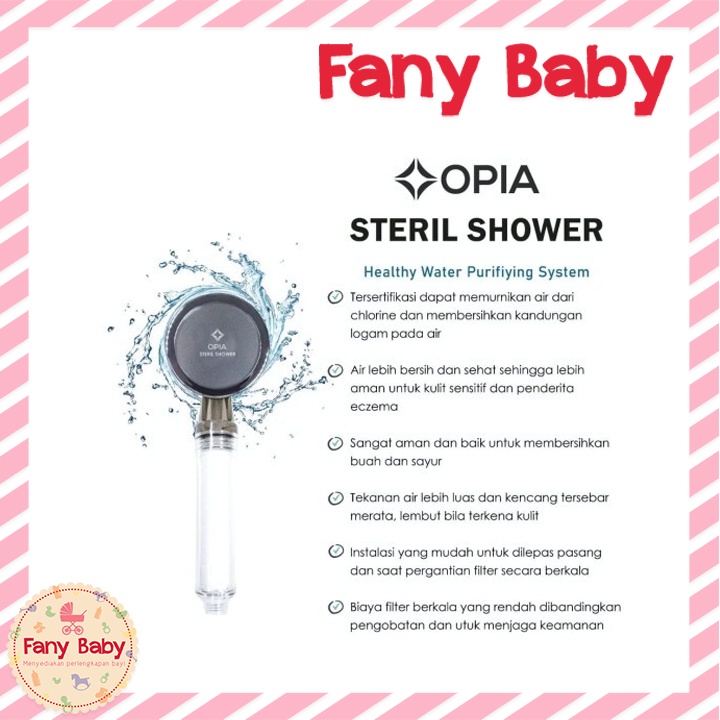 OPIA STERIL SHOWER FILTER HEAD REFILL PACK [ 3PCS/PACK ]