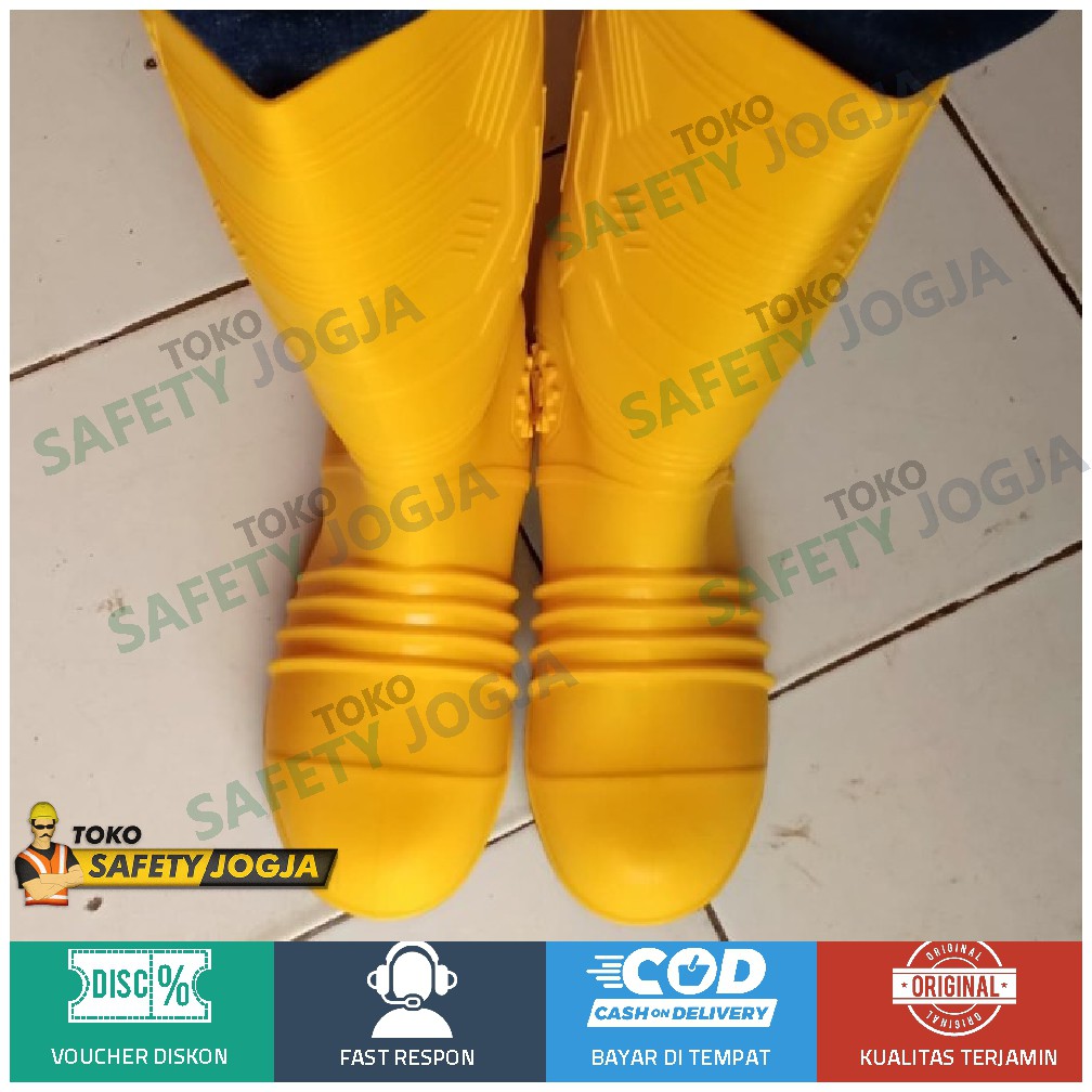 SEPATU SAFETY PROYEK STEEL TOE UJUNG BESI SNI ERGOS