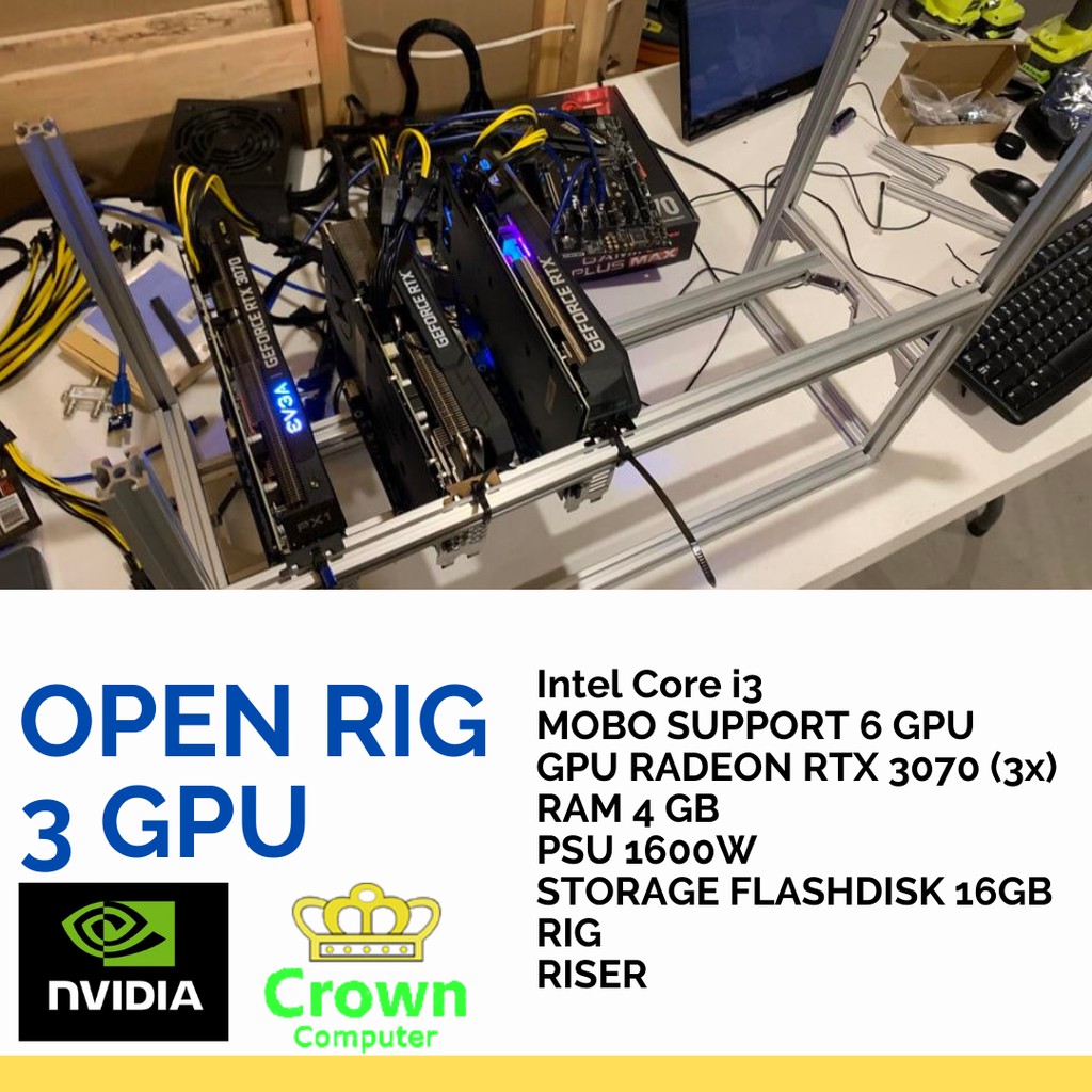 MINING RIG 3 GPU RTX 3070