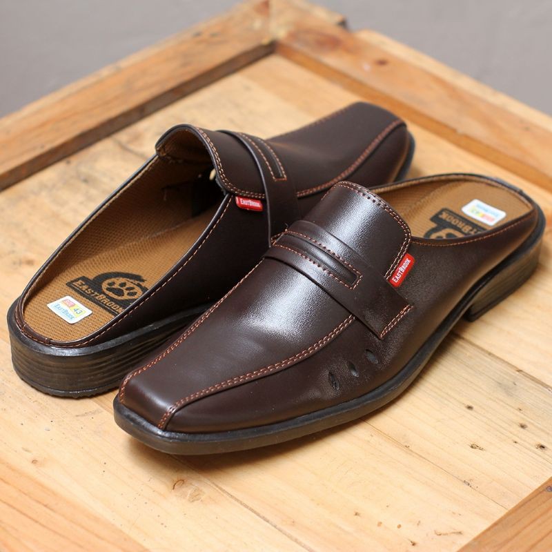 SLOPE LOYAL - EASTBROOK | Sepatu Slop Pria Formal Casual Santai Original Kerja Murah