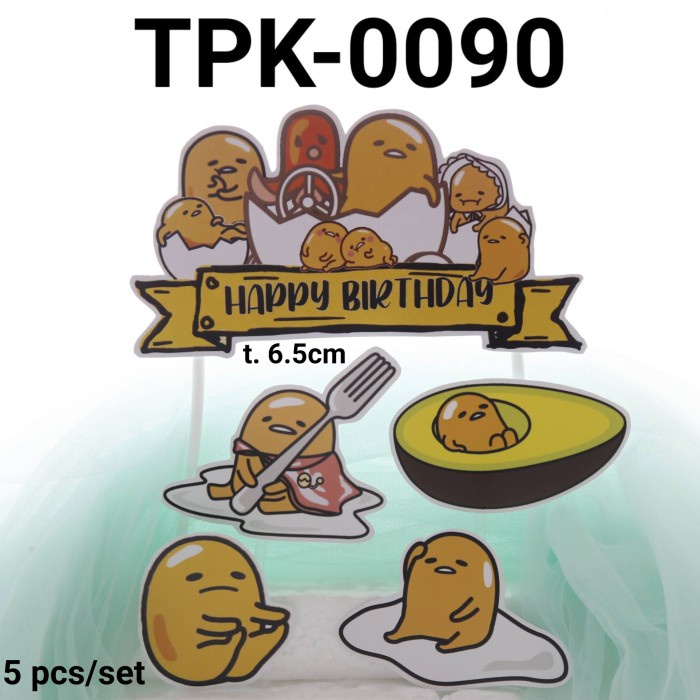 

TPK-0090 CAKE TOPPER HIASAN KUE KERTAS GUDETAMA BERKUALITAS