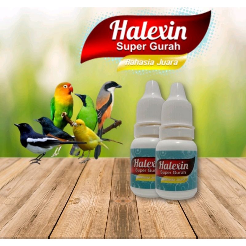 Obat Gurah Burung Vitamin Super Gurah Semua jenis burung Halexin