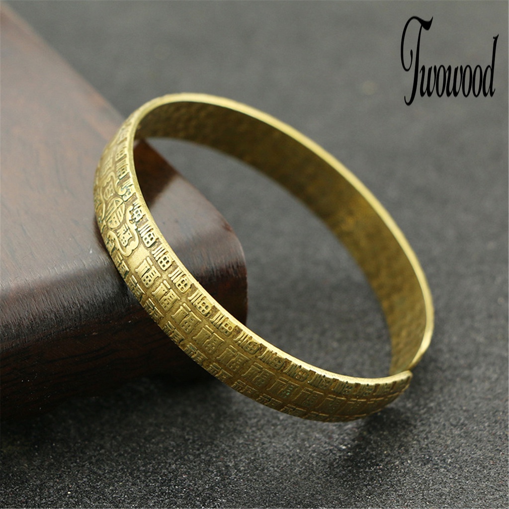 Gelang Bangle Adjustable Bahan Kuningan Untuk Pria Dan Wanita