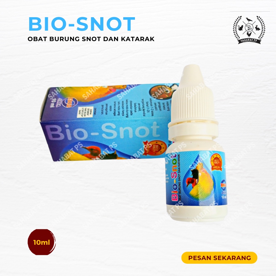 BIO SNOT OBAT BURUNG EBOD JAYA SAKIT MATA KATARAK BENGKAK BERLENDIR