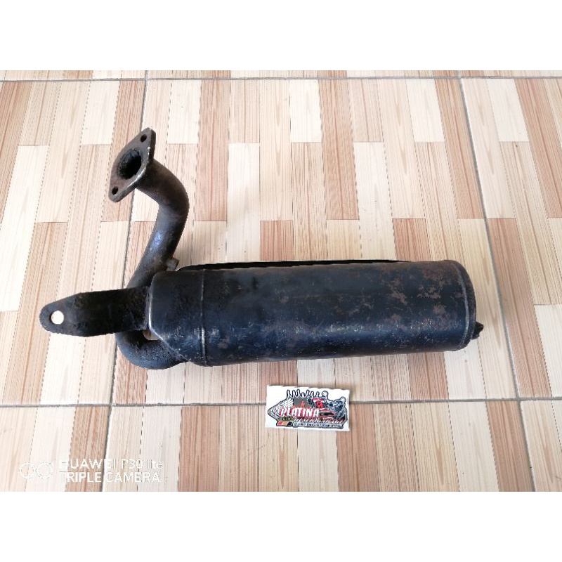 knalpot original QINGGI KASEA baby matic 50 cc 2tak