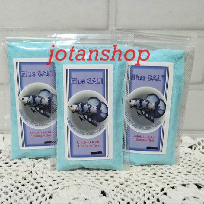 Garam Garem Biru BLUE SALT Ikan Hias Aquarium obat anti jamur white spot