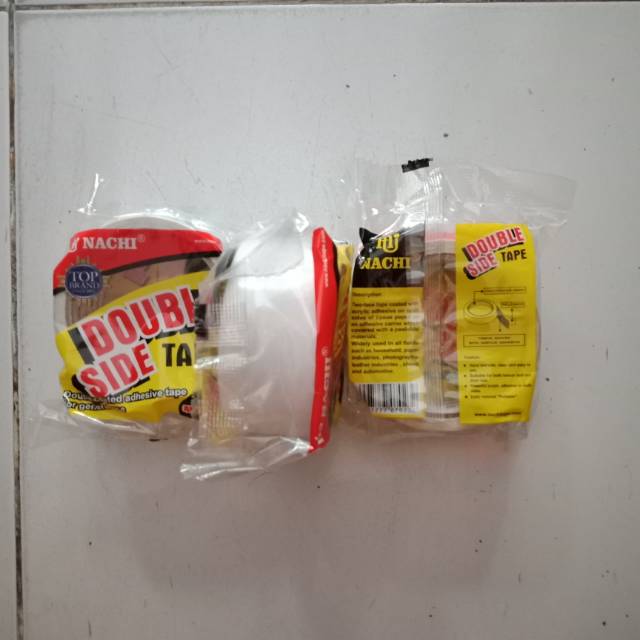 

Doble tape nachi 5 cm double tape isolasi bolak balik
