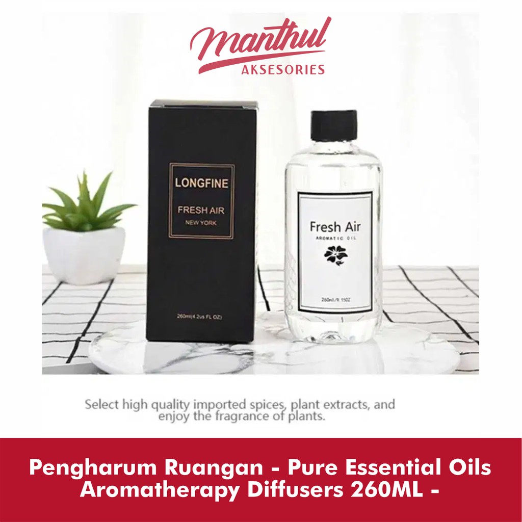 Pengharum Ruangan - Pure Essential Oils Aromatherapy Diffusers 260ML -