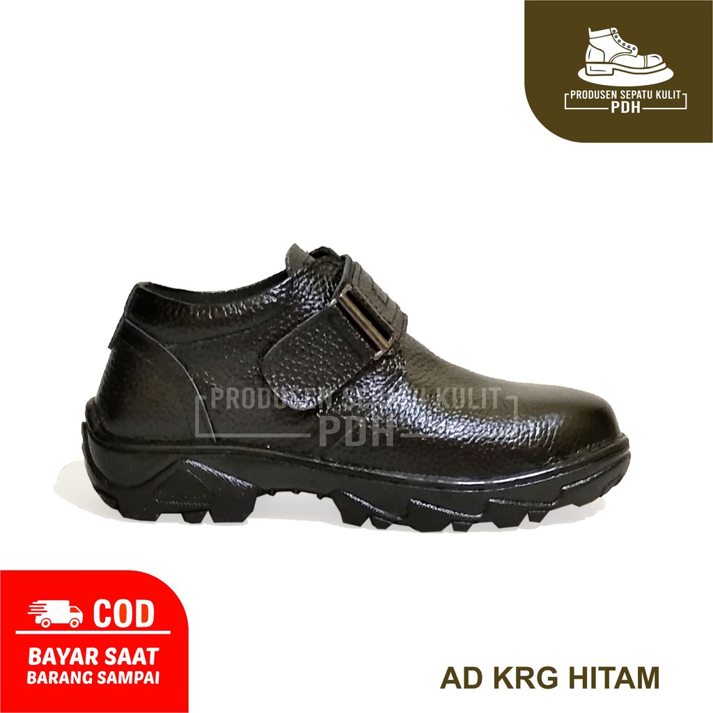 SEPATU SEPTI SEFTYY BOOTS PRIA UJUNG BESI SLIPON SELOP SAFETY KRETEK SOL ANTI SLIP TIDAK LICIN