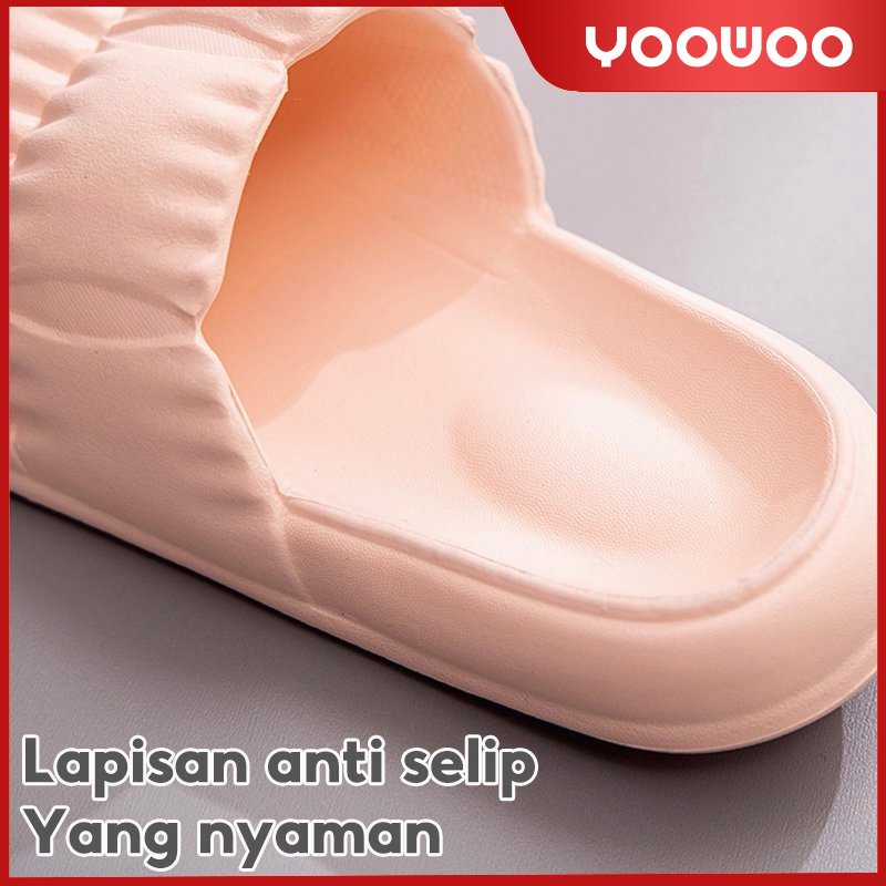 Sandal Rumah / Sandal Wanita Lembut / Sol Tebal /Korean Import Jelly Soft Slipper Anti Slip