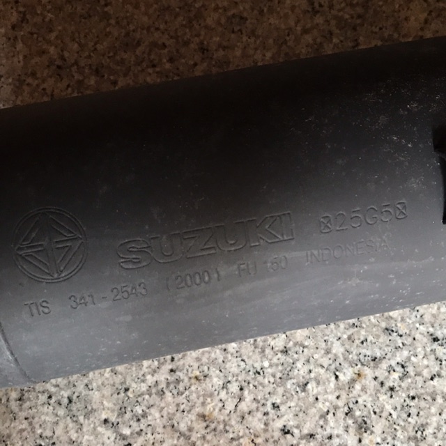 Slencer Knalpot Suzuki Satria FU 2014 ori selenser Ujung Knalpot Ori