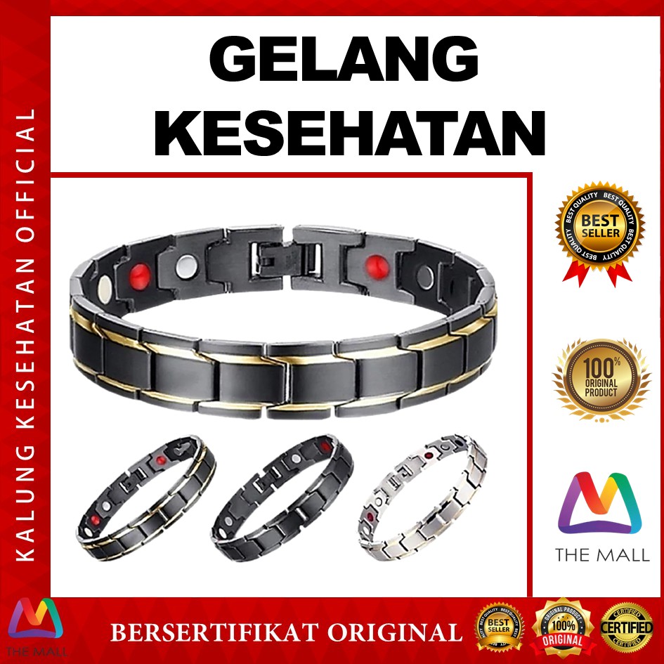 Gelang Kesehatan Terapi Germanium ion magnet