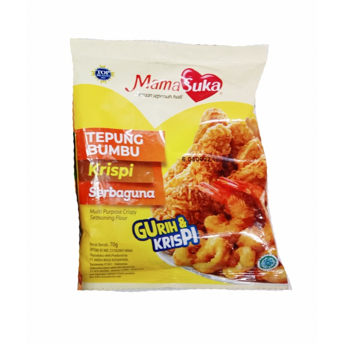

Mamasuka Tepung Bumbu Krispi Serbaguna 70g