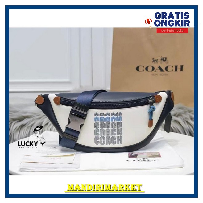 Tas Waistbag Weistbag Selempang Samping Pria Wanita Sporty Import Waterproof Tahan Air Distro Origin