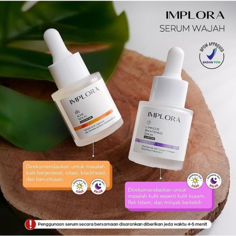 ❤Miss Vinka❤ BPOM ORI 100% Implora Serum Wajah 30ml/Face Serum Implora/Serum Wajah