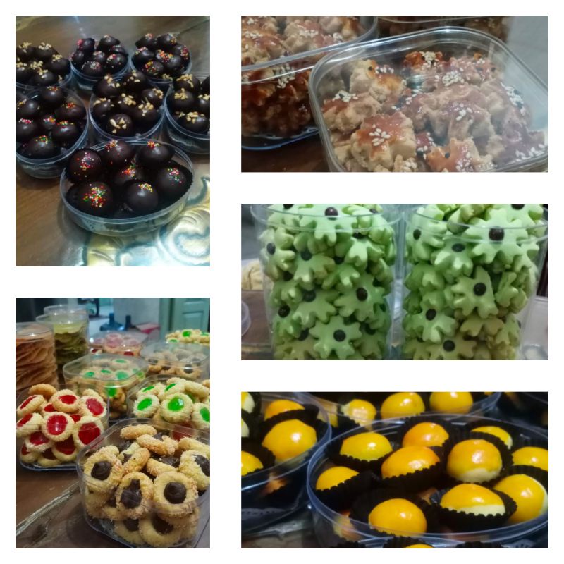 

kue lebaran,aneka kue lebaran,kue nastar,kue bola coklat,kue emprit,kue kacang,kue sagu,