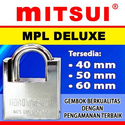 Mitsui Gembok Pagar Baja Anti Maling - MPL Deluxe