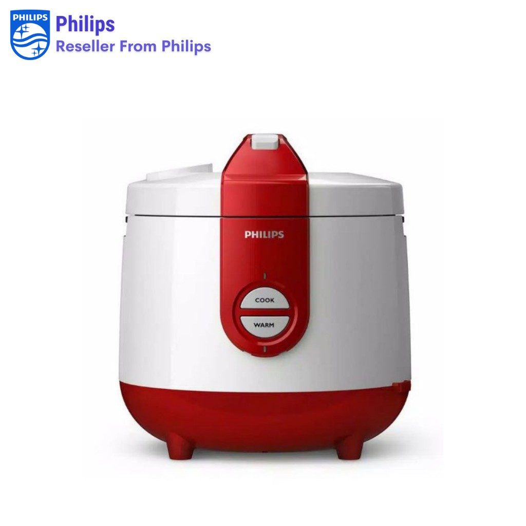 Mejikom Philips HD3119/31 Rice Cooker-Merah | Garansi 2 Tahun | Original