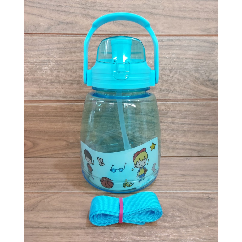 BOTOL MINUM GENDUT STICKER+SEDOTAN+TALI UK. 1500ML