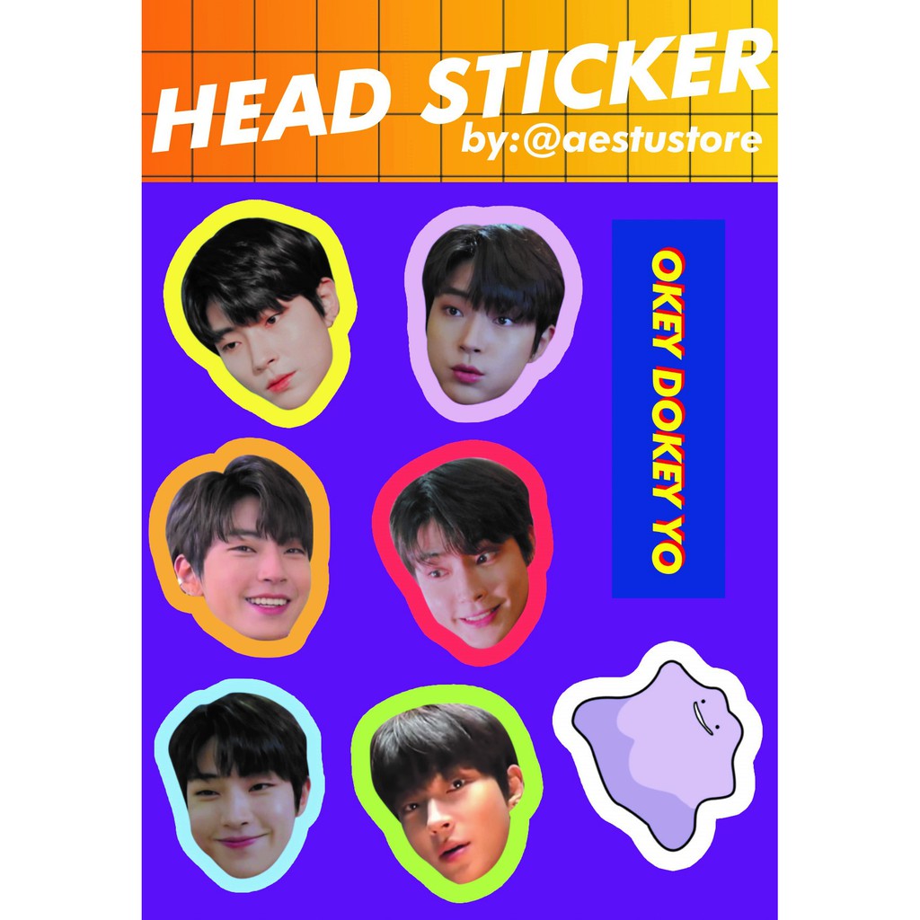 

Head Sticker Hwang In Yeop/Han Seojun Ukuran A6