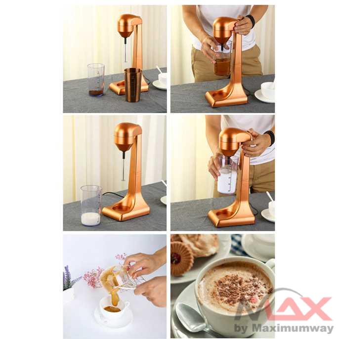 Mixer Tangan &amp; Berdiri KBXSTART Mixer Elektrik Pengaduk Pengocok Minuman Otomatis - HSM-705S