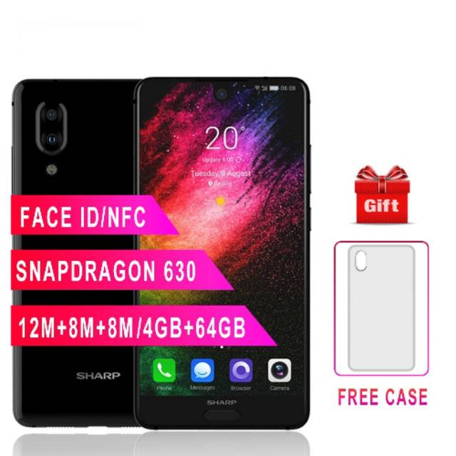 Nfc Ram 4gb 64gb Hp Sharp C10 Garansi 1 Tahun Shopee Indonesia