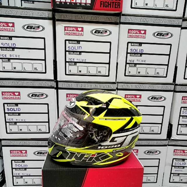 Helm NHK GP 1000 SE STAR YELLOW FLOURECEN