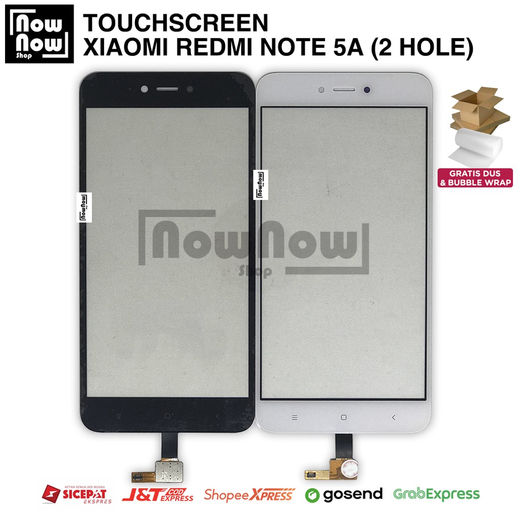 TOUCHSCREEN TS LAYAR SENTUH TC XIAOMI REDMI NOTE 5 REDMI NOTE 5A 2 HOLE LUBANG TOUCH SCREEN