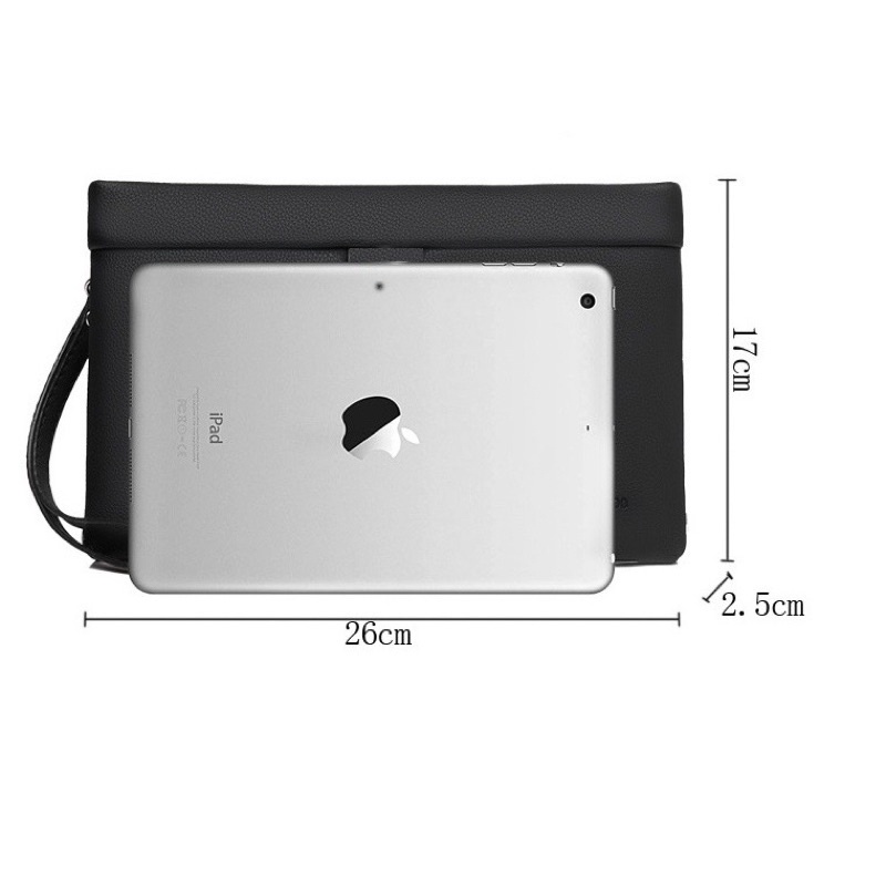 Clutch Kulit Wanita Pria Import Kangguru besi