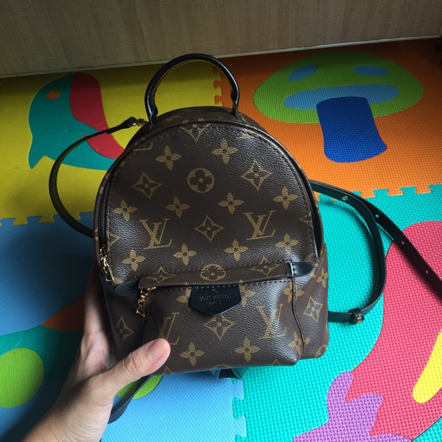 PRELOVED TAS RANSEL BACKPACK LV LOUIS VUITTON PALMSPRING MINI MIRROR QUALITY