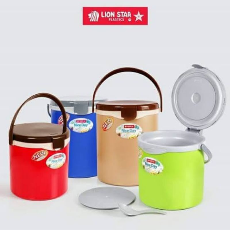 Lion Star Hanami Rice Ice Bucket 16Liter Termos Es Termos Nasi