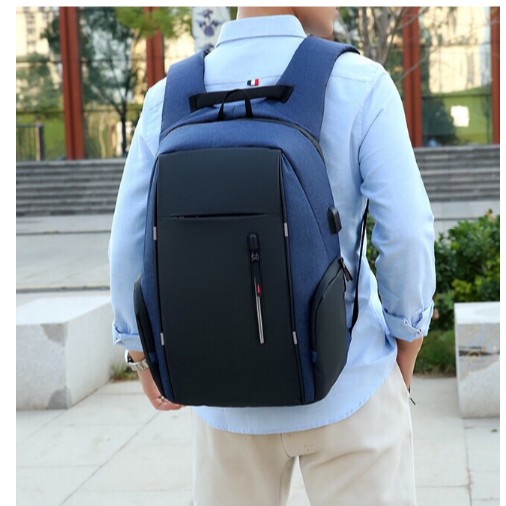 New Anti Thief Backpack Tas Ransel Usb Anti Maling Terbaru 1322