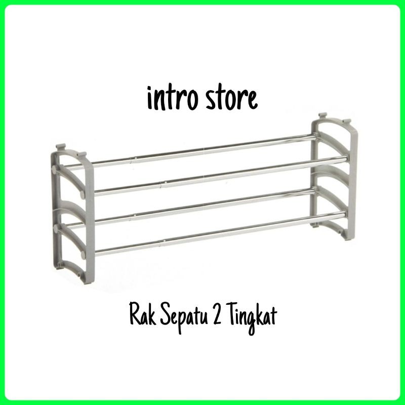 KRISBOW RAK SEPATU 2 TINGKAT EXTENDABLE