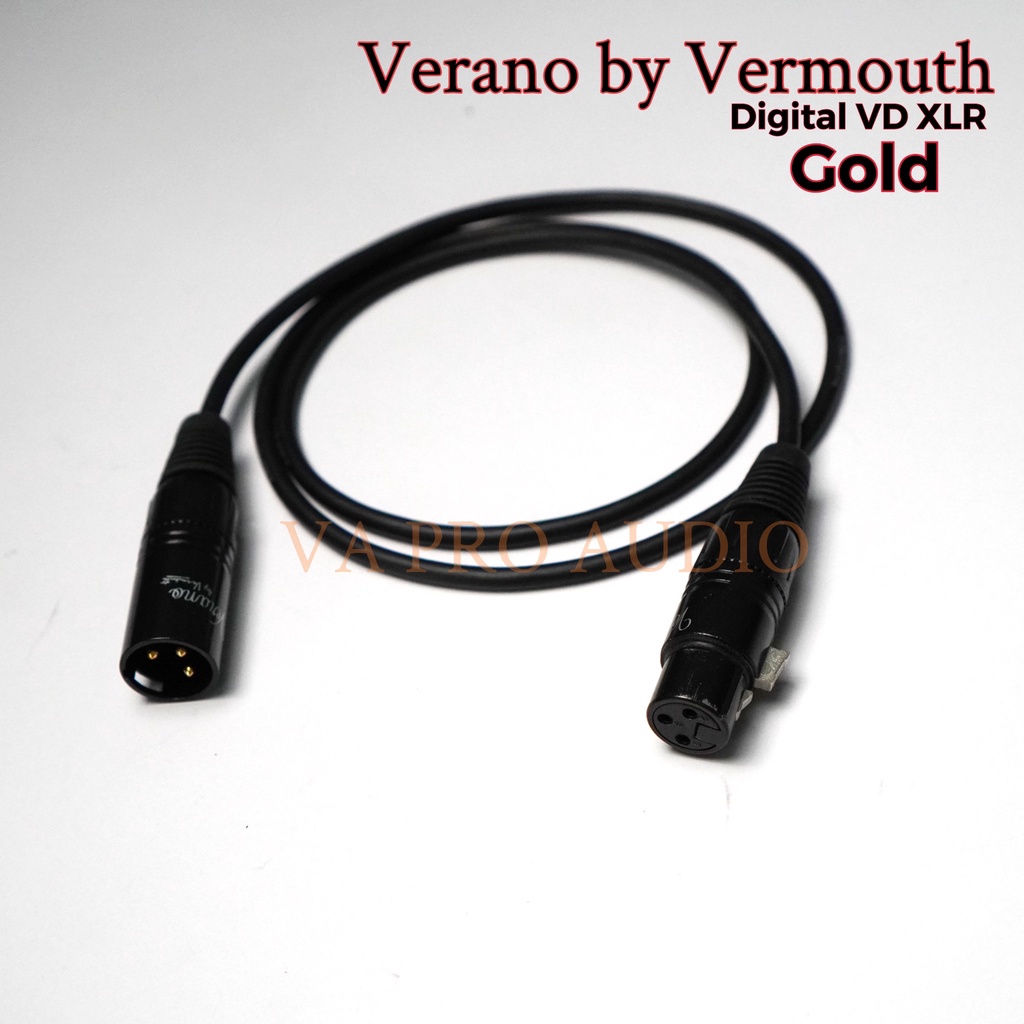 Kabel AES-EBU digital AES3 verano vermouth mixer dlms dmx Vermouth by VA CABLE