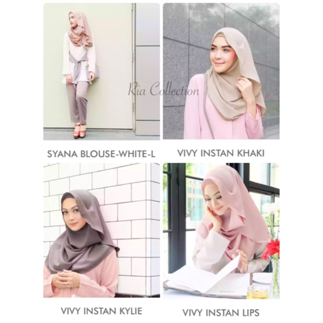 Syana Blouse & Vivy instan Vanilla