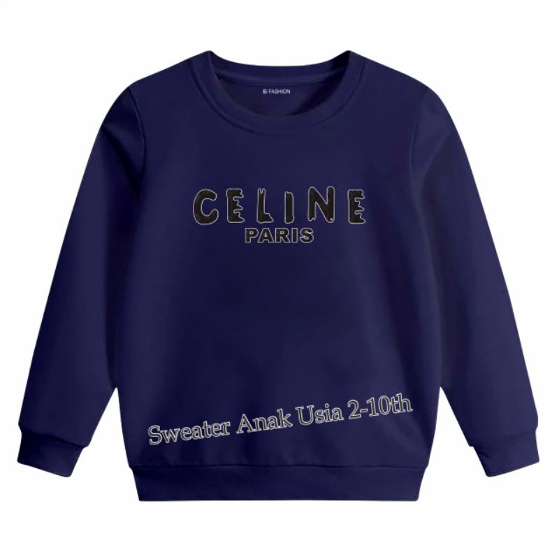 ((IB))SWEATER ANAK2 UNISEX/CELIN3 DIGITAL SABLON